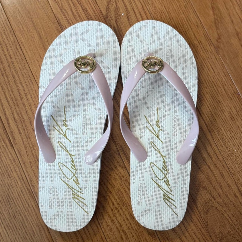 Michael Kors Sandals - Cream and Pink